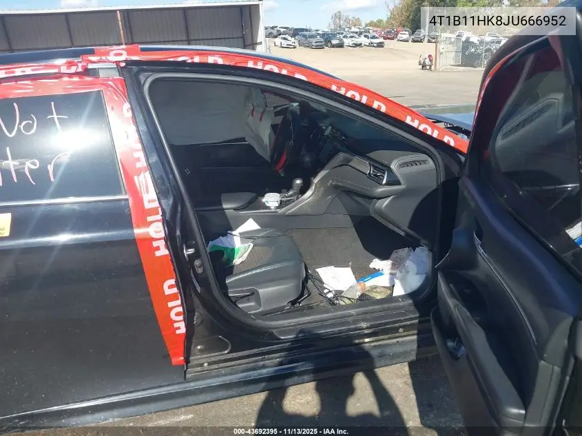 4T1B11HK8JU666952 2018 Toyota Camry Se