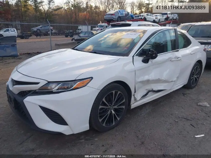 4T1B11HKXJU093889 2018 Toyota Camry Se