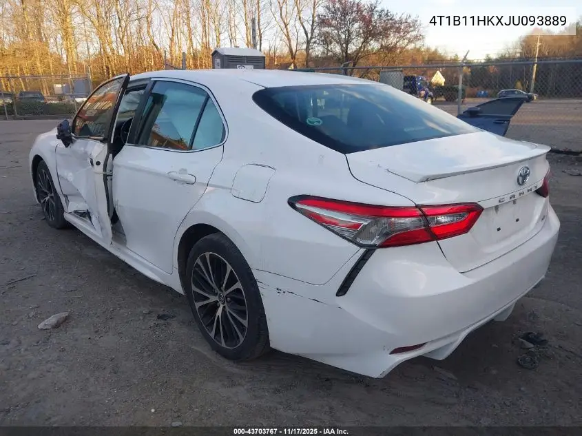 4T1B11HKXJU093889 2018 Toyota Camry Se