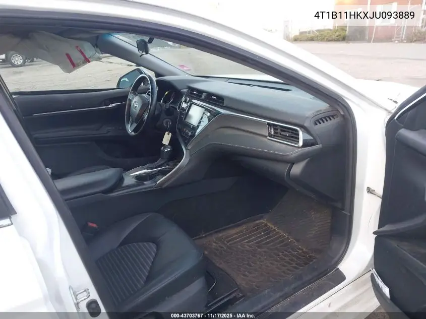 4T1B11HKXJU093889 2018 Toyota Camry Se