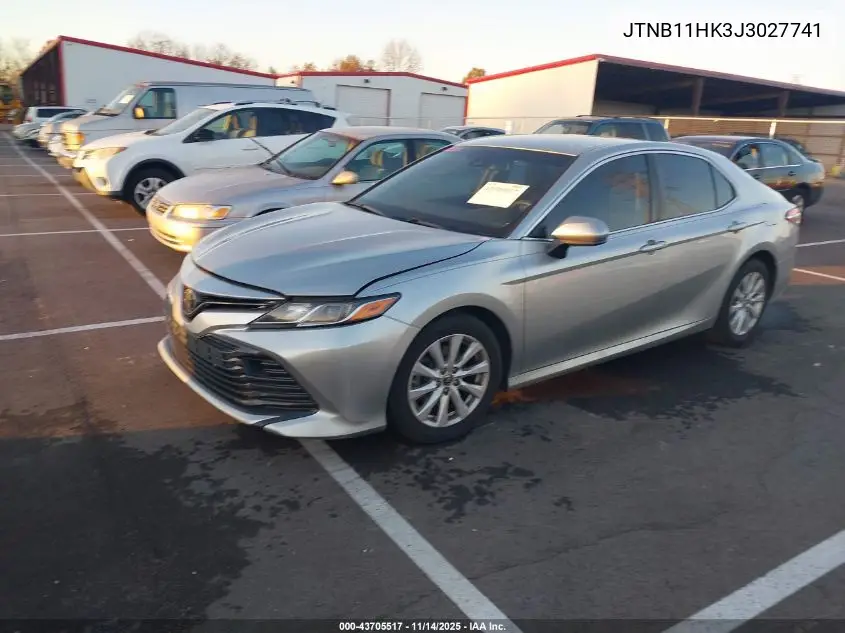 JTNB11HK3J3027741 2018 Toyota Camry Le