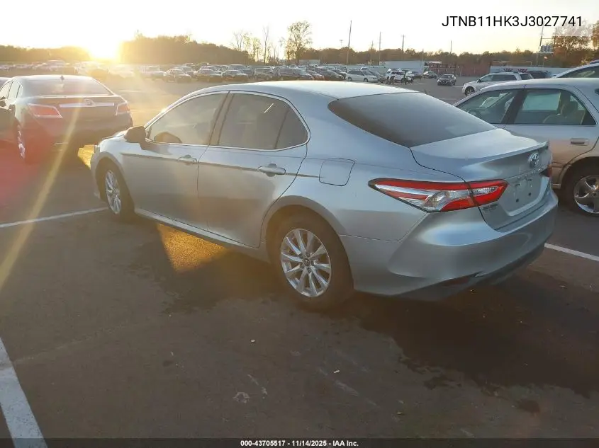 JTNB11HK3J3027741 2018 Toyota Camry Le