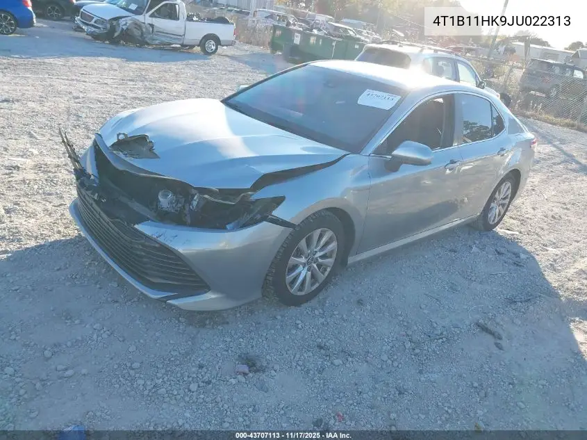 4T1B11HK9JU022313 2018 Toyota Camry Le