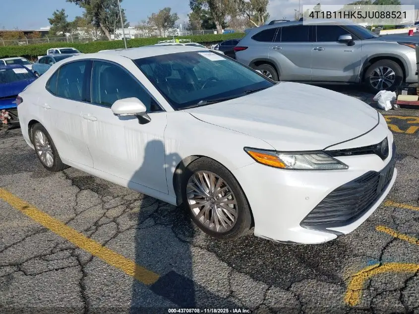 4T1B11HK5JU088521 2018 Toyota Camry Xle