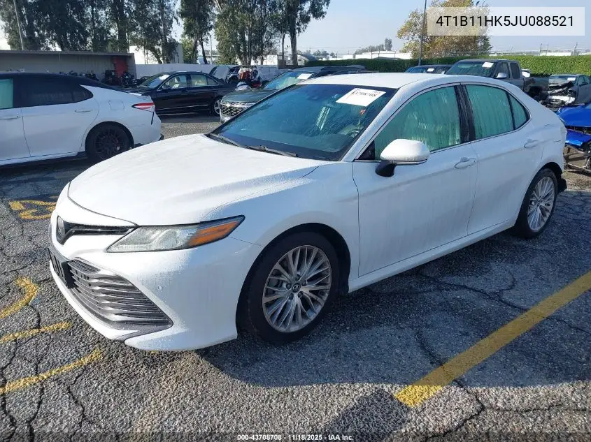 4T1B11HK5JU088521 2018 Toyota Camry Xle