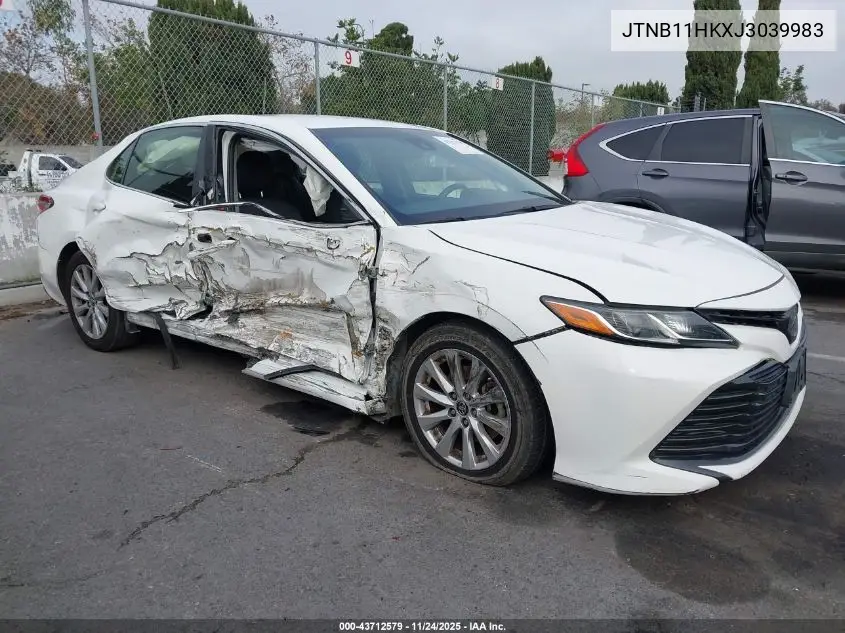 JTNB11HKXJ3039983 2018 Toyota Camry Le