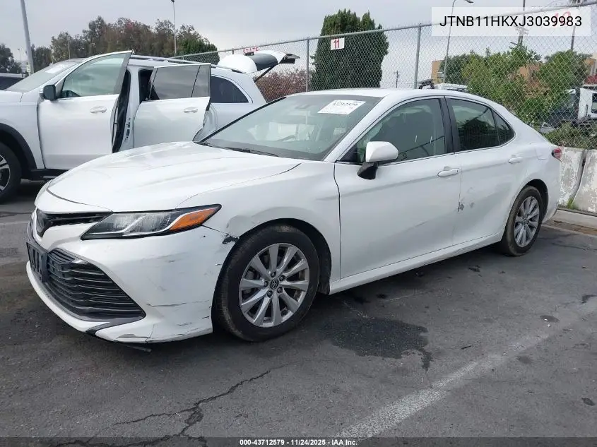 JTNB11HKXJ3039983 2018 Toyota Camry Le