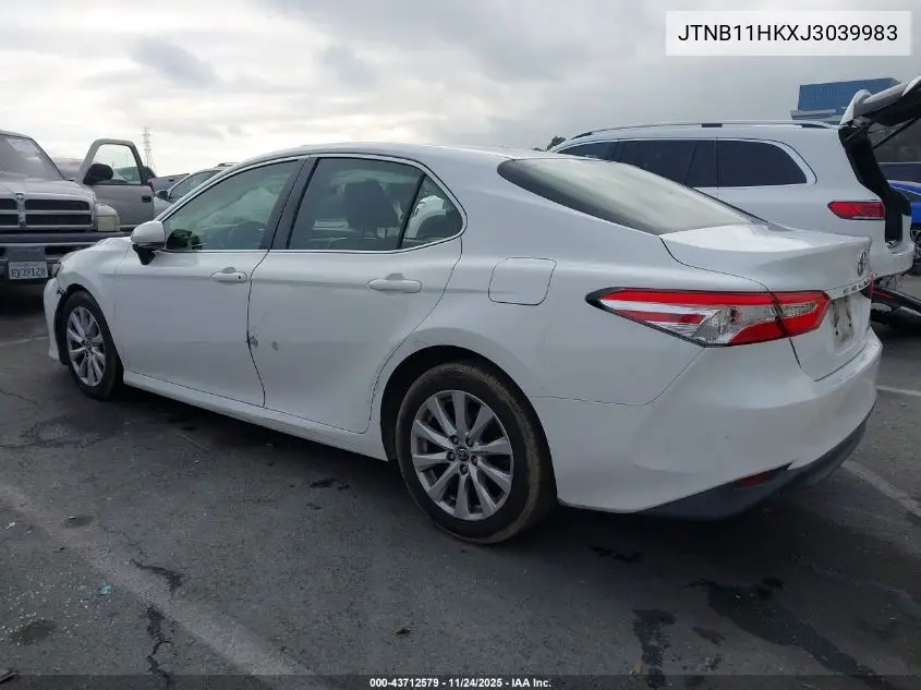 JTNB11HKXJ3039983 2018 Toyota Camry Le