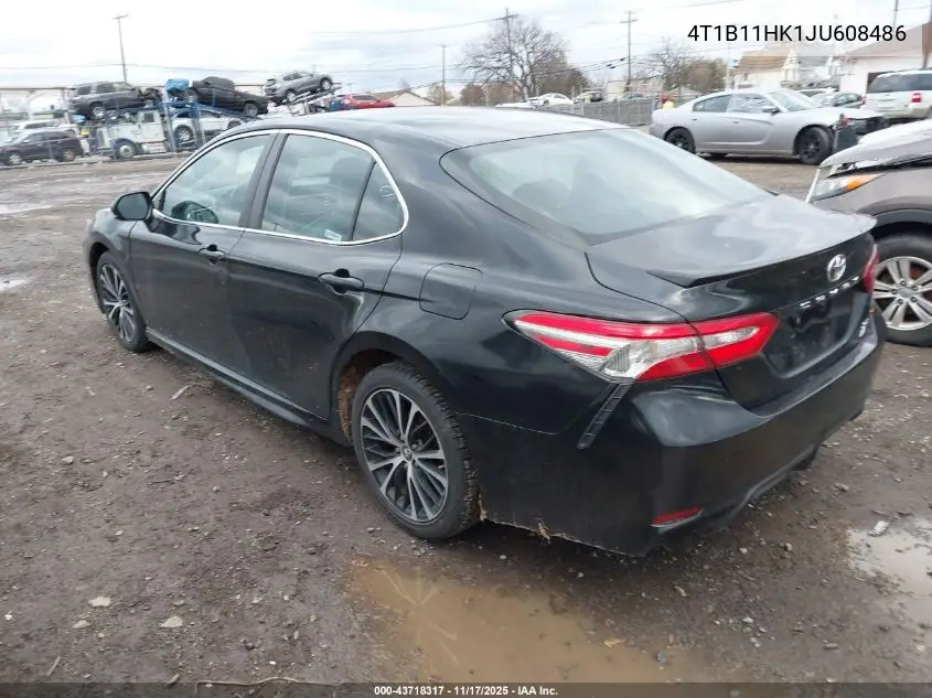 4T1B11HK1JU608486 2018 Toyota Camry Se