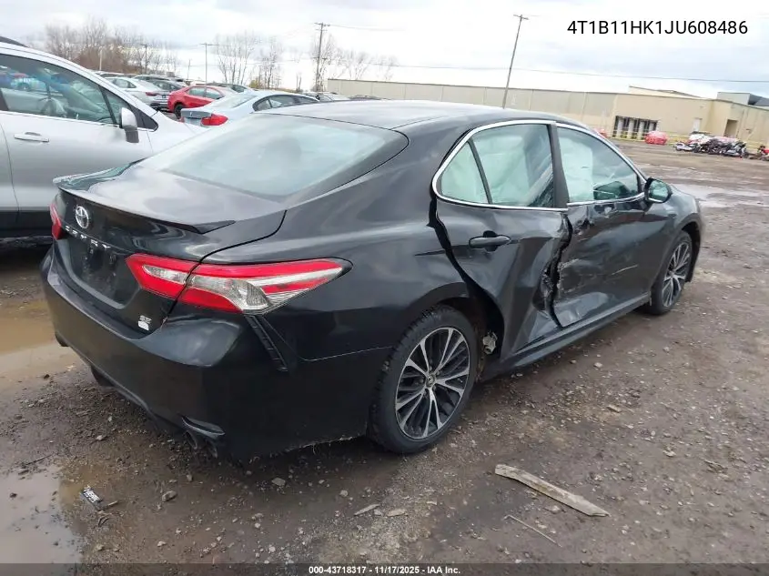 4T1B11HK1JU608486 2018 Toyota Camry Se