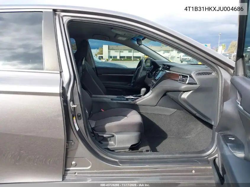 4T1B31HKXJU004686 2018 Toyota Camry Hybrid Le