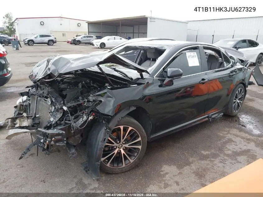 4T1B11HK3JU627329 2018 Toyota Camry Se