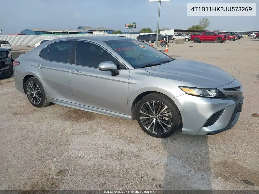 4T1B11HK3JU573269 2018 Toyota Camry Se
