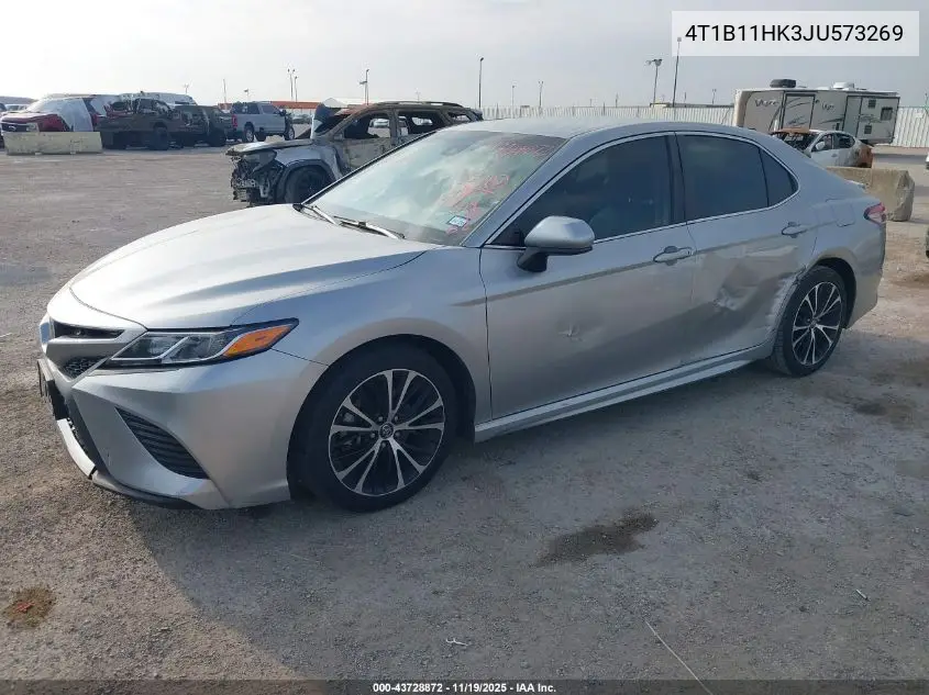 4T1B11HK3JU573269 2018 Toyota Camry Se