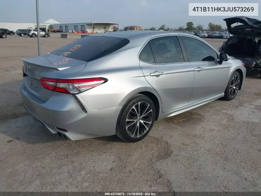4T1B11HK3JU573269 2018 Toyota Camry Se