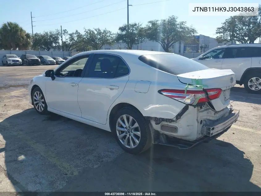JTNB11HK9J3043863 2018 Toyota Camry Le