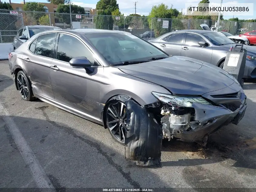 4T1B61HK0JU053886 2018 Toyota Camry Xse