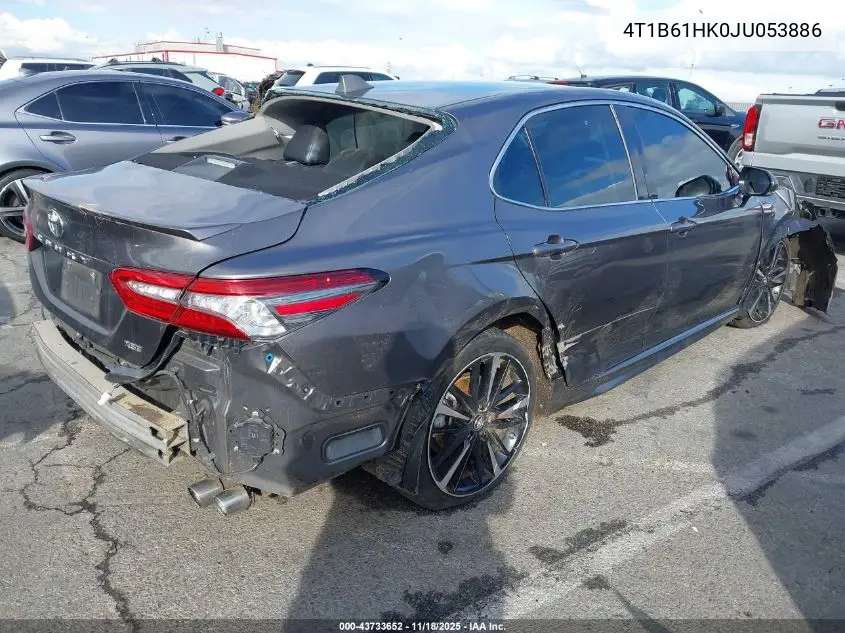 4T1B61HK0JU053886 2018 Toyota Camry Xse