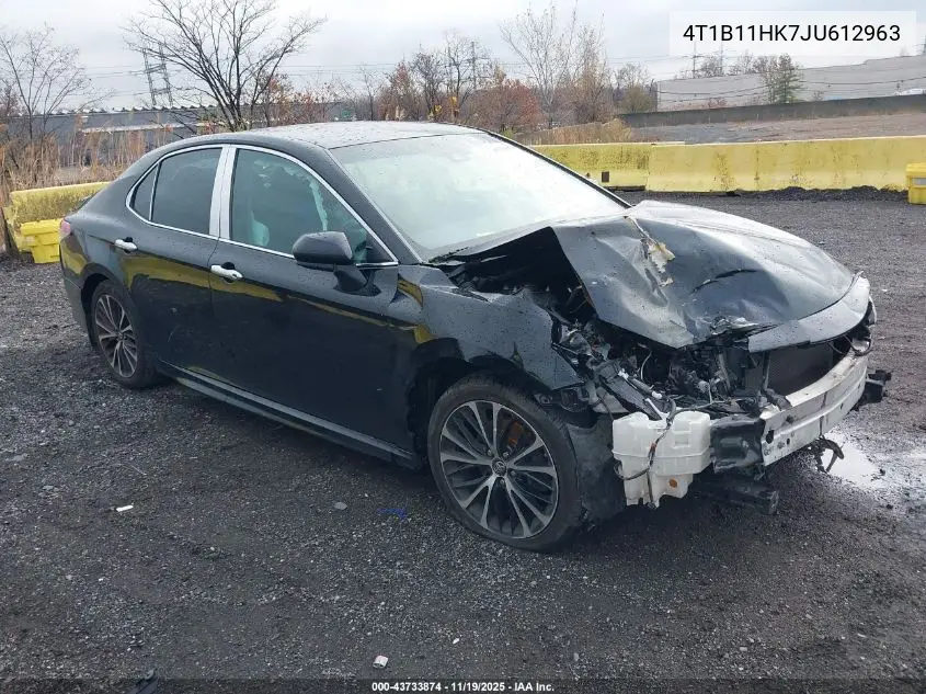 4T1B11HK7JU612963 2018 Toyota Camry Se
