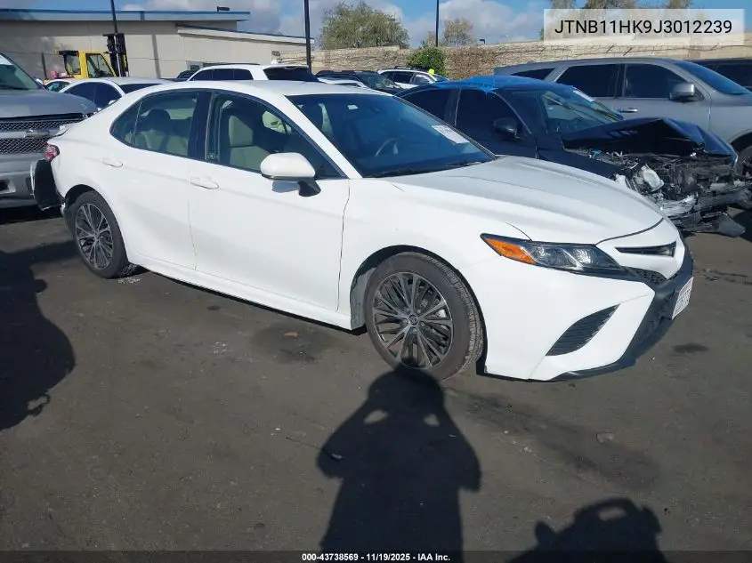 JTNB11HK9J3012239 2018 Toyota Camry Se