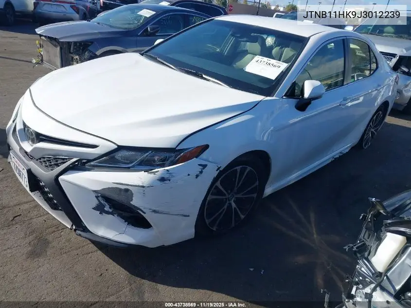 JTNB11HK9J3012239 2018 Toyota Camry Se