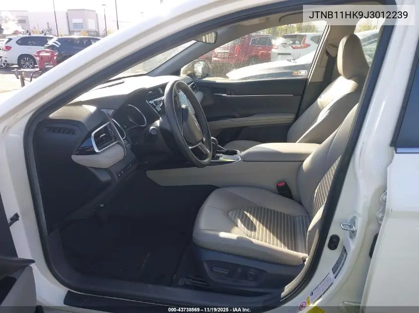 JTNB11HK9J3012239 2018 Toyota Camry Se