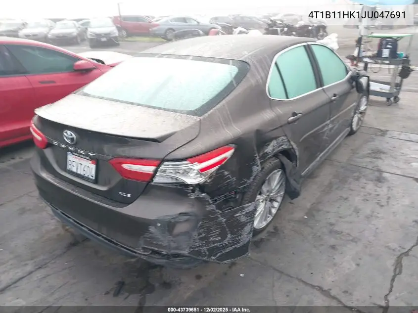 4T1B11HK1JU047691 2018 Toyota Camry Xle