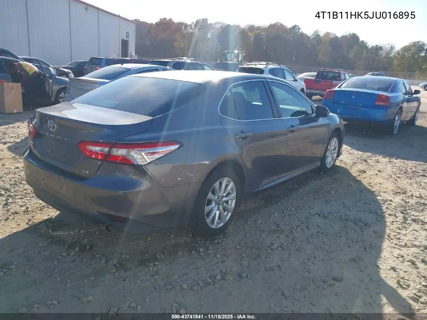4T1B11HK5JU016895 2018 Toyota Camry Le