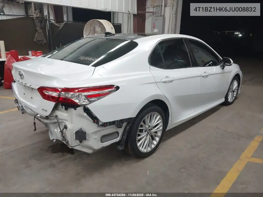 4T1BZ1HK6JU008832 2018 Toyota Camry Xle V6