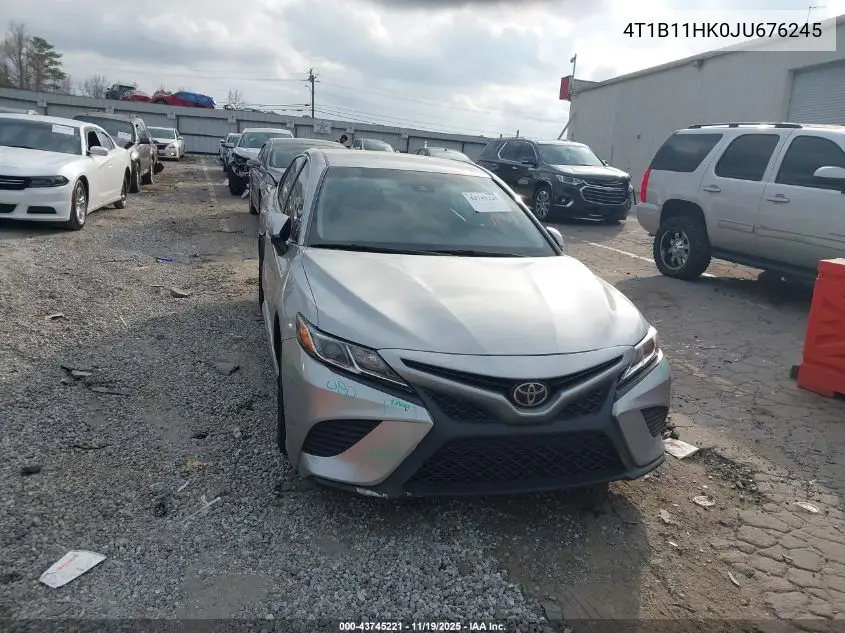 4T1B11HK0JU676245 2018 Toyota Camry Se
