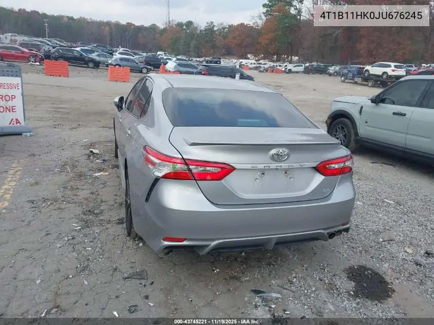 4T1B11HK0JU676245 2018 Toyota Camry Se