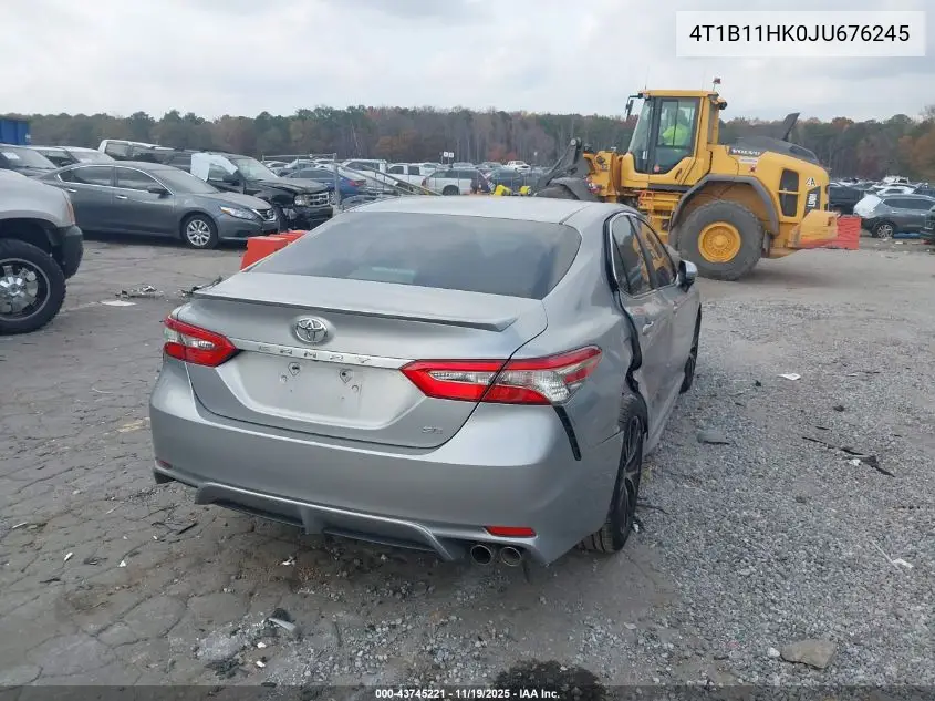 4T1B11HK0JU676245 2018 Toyota Camry Se