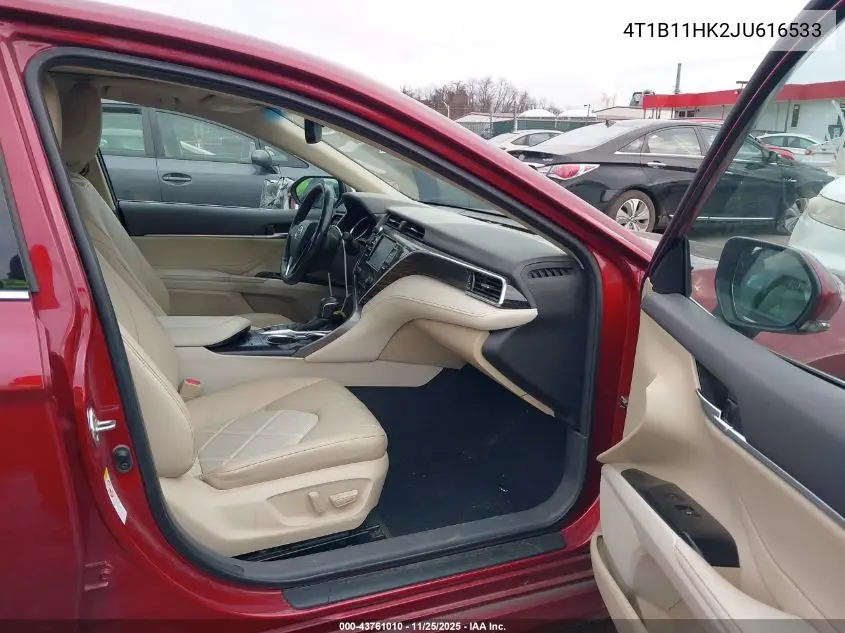 4T1B11HK2JU616533 2018 Toyota Camry Xle