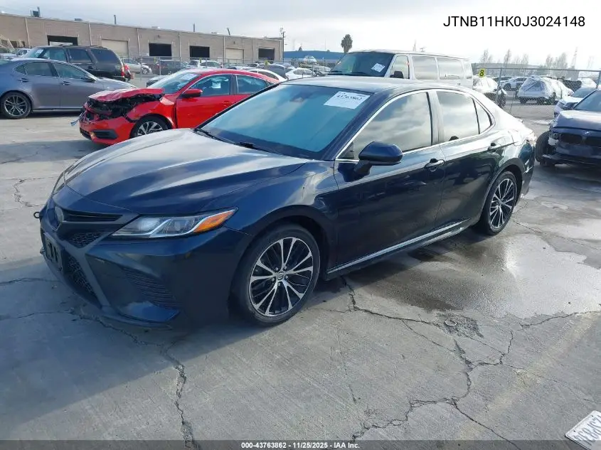 JTNB11HK0J3024148 2018 Toyota Camry L/Le/Xle/Se/Xse