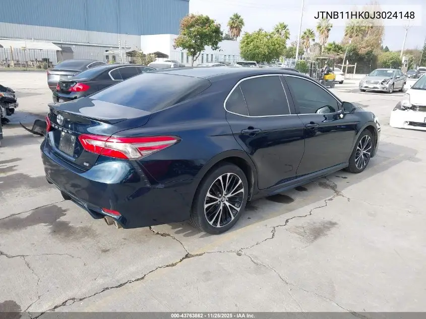 JTNB11HK0J3024148 2018 Toyota Camry L/Le/Xle/Se/Xse