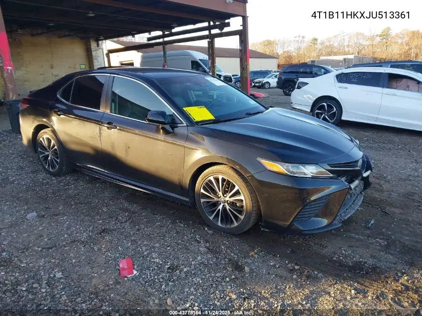 4T1B11HKXJU513361 2018 Toyota Camry Se