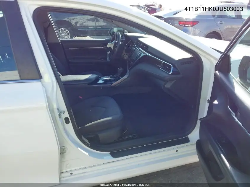 4T1B11HK0JU503003 2018 Toyota Camry Le