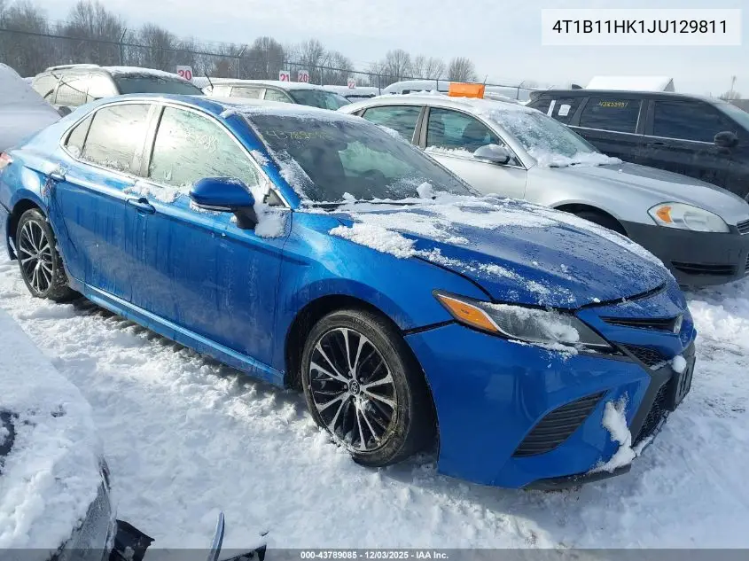 4T1B11HK1JU129811 2018 Toyota Camry Se
