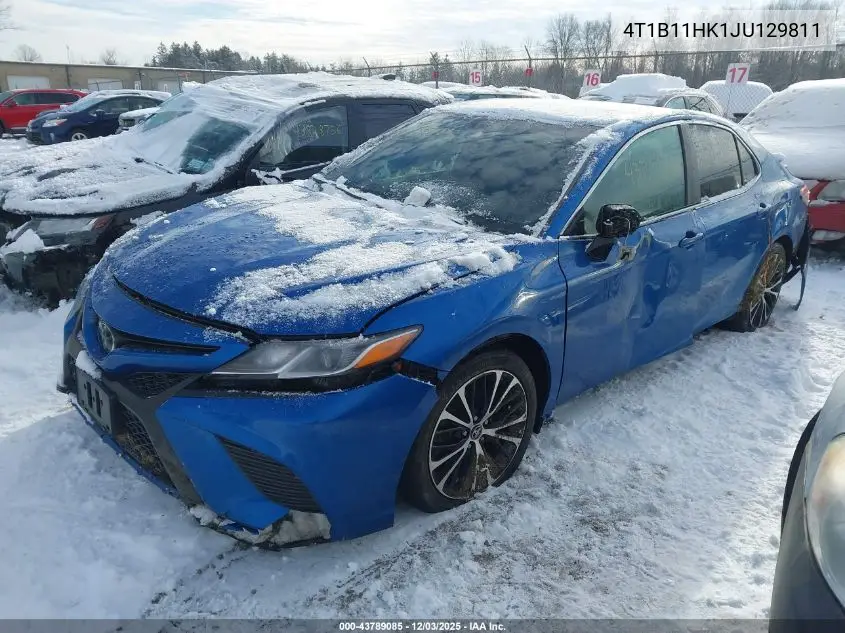 4T1B11HK1JU129811 2018 Toyota Camry Se