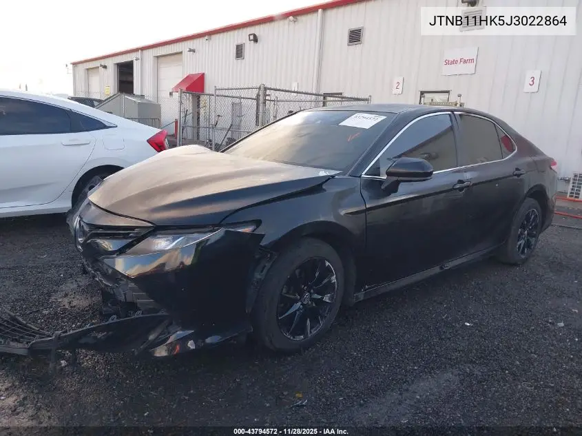 JTNB11HK5J3022864 2018 Toyota Camry Le