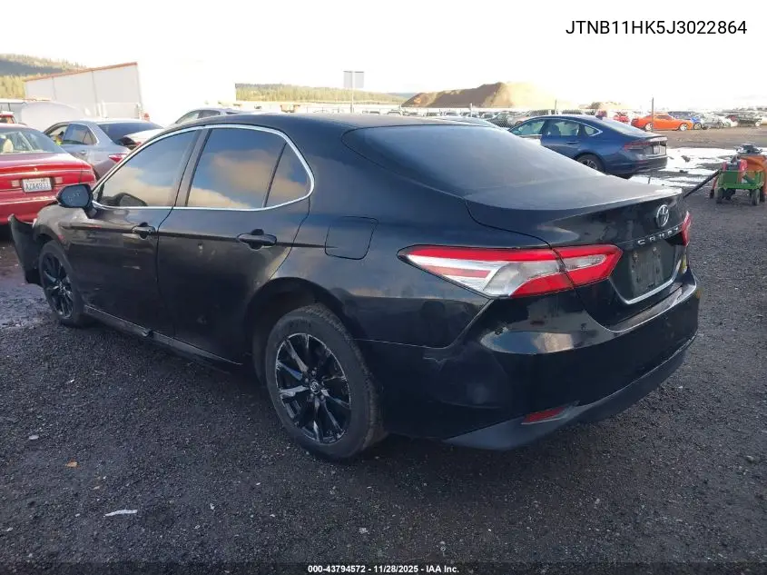 JTNB11HK5J3022864 2018 Toyota Camry Le
