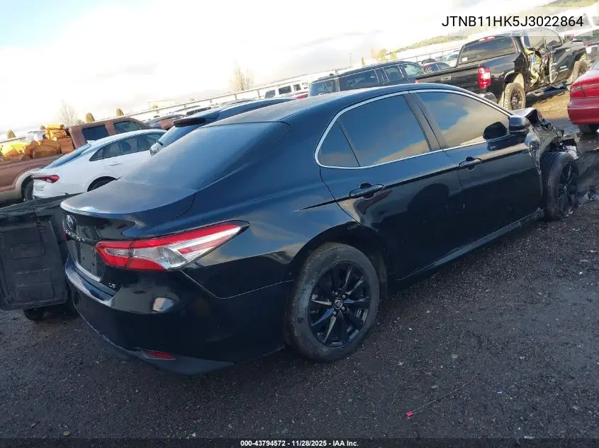 JTNB11HK5J3022864 2018 Toyota Camry Le