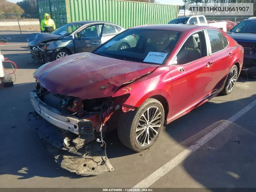 4T1B11HK0JU661907 2018 Toyota Camry Se