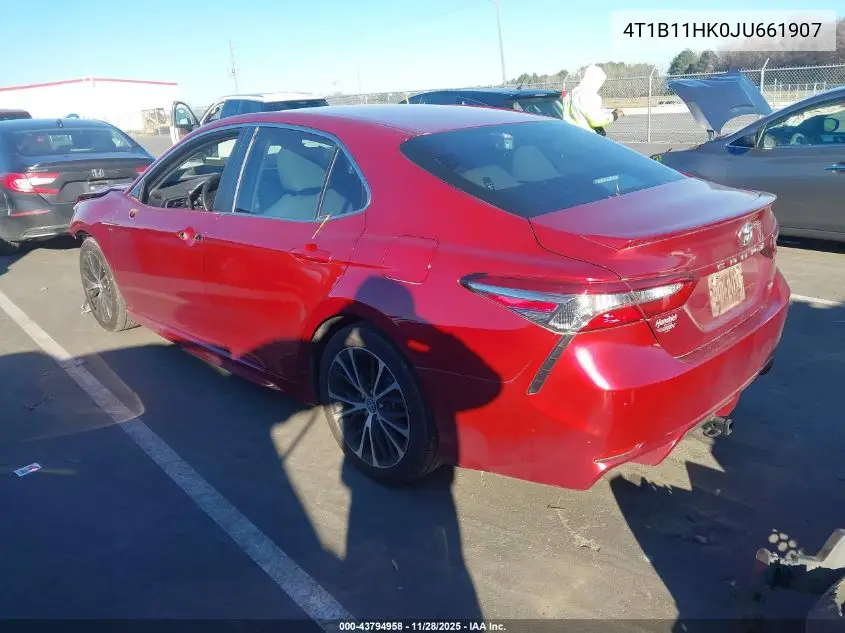 4T1B11HK0JU661907 2018 Toyota Camry Se