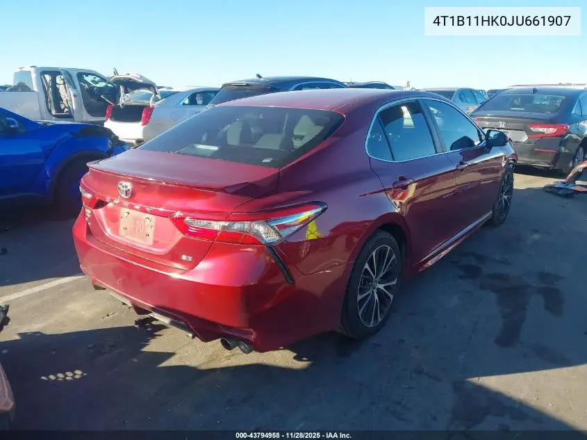4T1B11HK0JU661907 2018 Toyota Camry Se