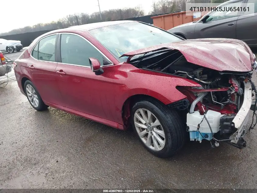4T1B11HK5JU654161 2018 Toyota Camry Le