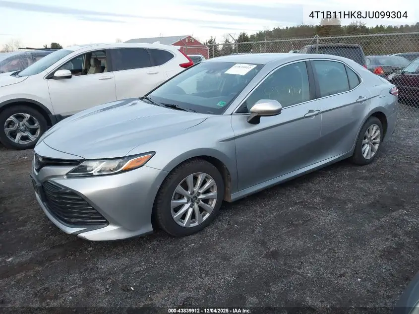 4T1B11HK8JU099304 2018 Toyota Camry Le