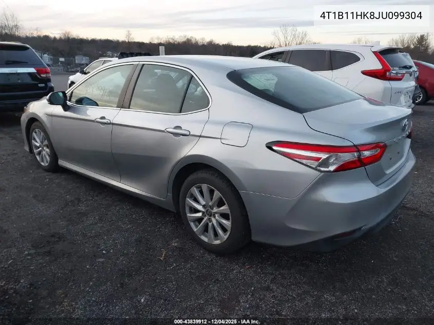 4T1B11HK8JU099304 2018 Toyota Camry Le