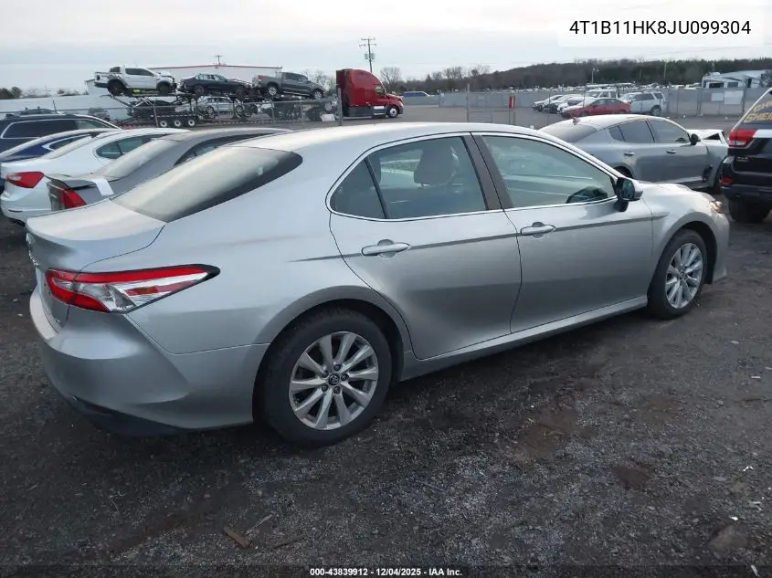 4T1B11HK8JU099304 2018 Toyota Camry Le