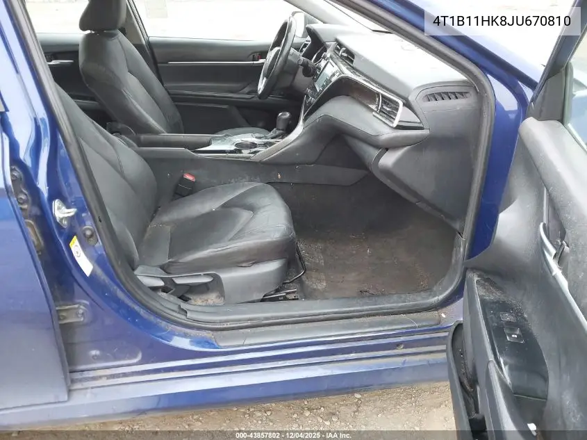 4T1B11HK8JU670810 2018 Toyota Camry Le